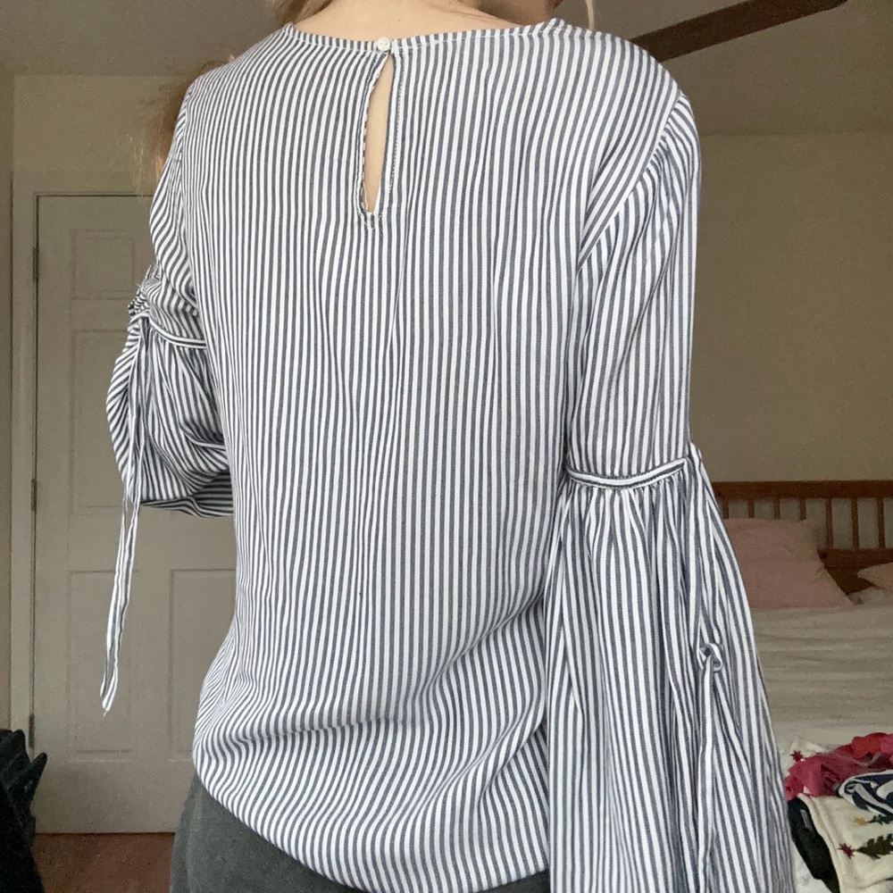 beachlunchlounge Striped Blouse - Picture 4 of 4